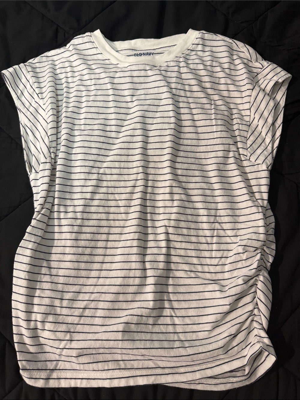 Cap Sleeve Cinch-Waist Top
